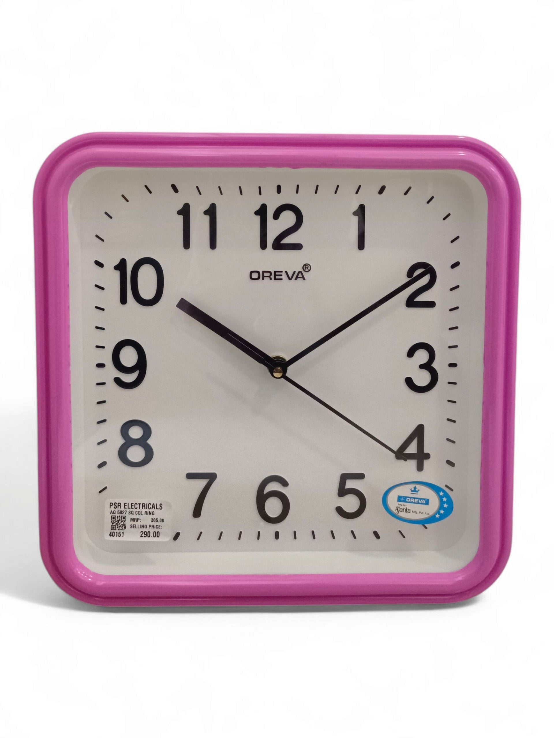 AQ 5827 SQ COL RING CLOCK AQ 5827 SQ COL RING CLOCK
